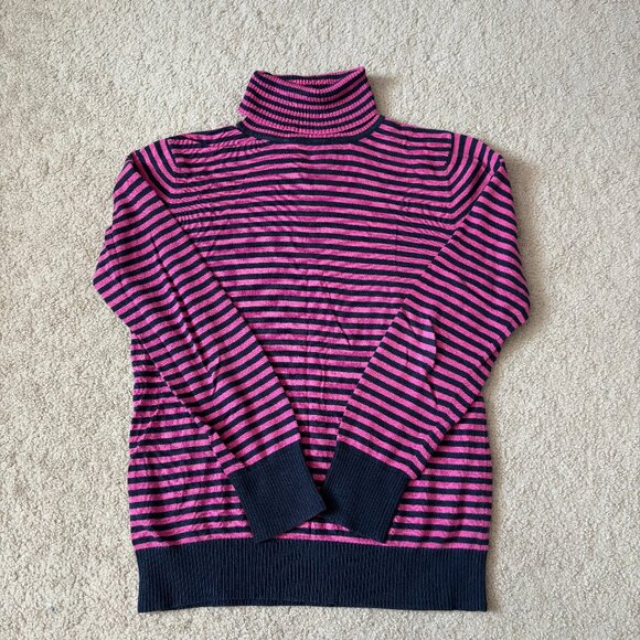 L.L.Bean Cotton/Cashmere turtleneck sweater, size M - Picture 1 of 8